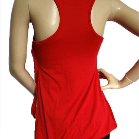 Red Ruffle Top - Picture 2 of 3